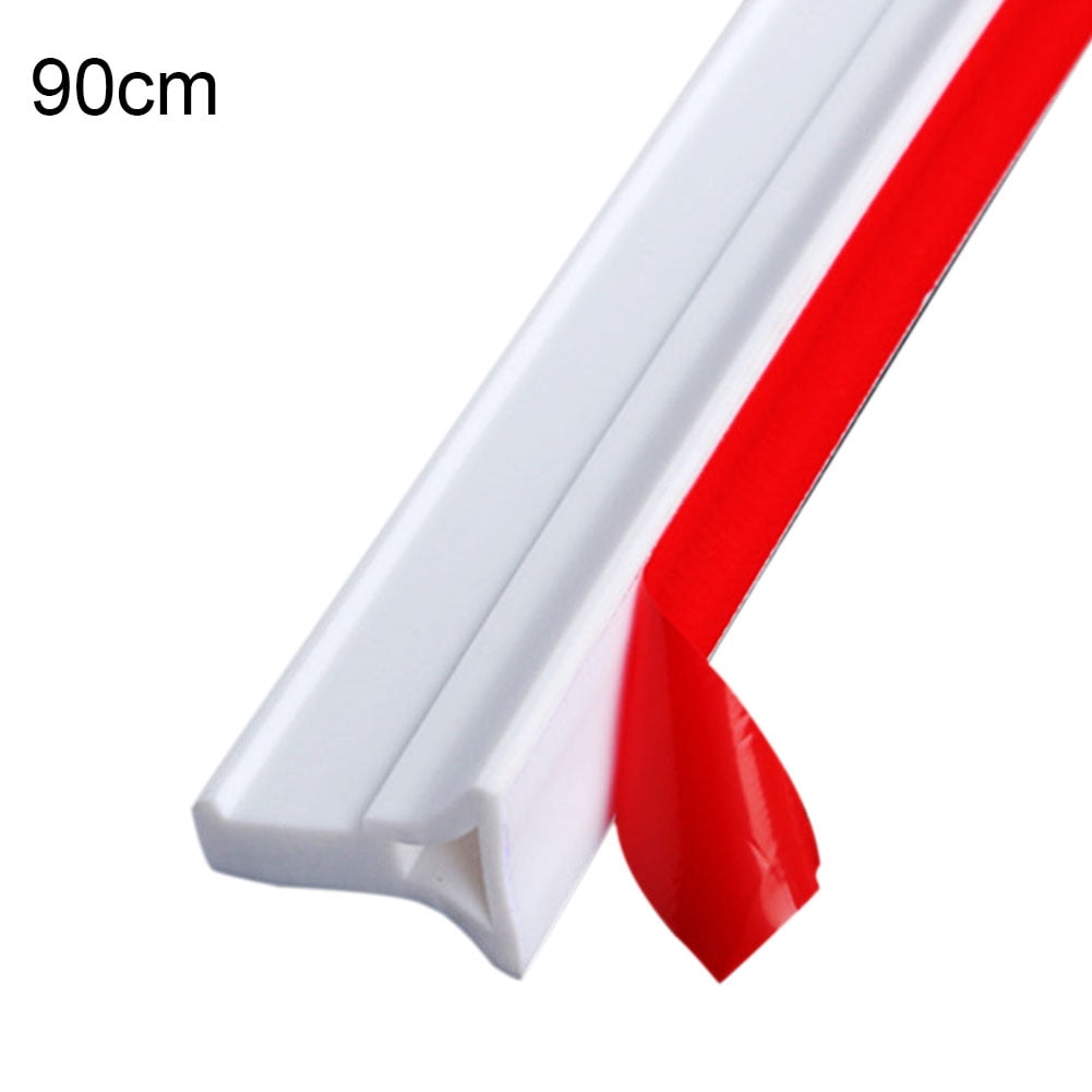 Wanwan 50120cm Home Bathroom Kitchen Adhesive Rubber Shower Barrier