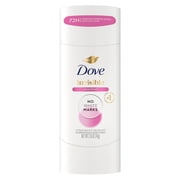 Dove Advanced Care Antiperspirant Deodorant For Women No White Marks Clear Finish 72 Hour Sweat and Odor Protection, 2.6 oz