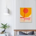 thumbnail image 3 of Nawypu  Framed Keith Haring Flower,Picasso Portrait,Andy Warhol Sunset Mid Century Modern Painting Canvas Wall Art Prints Gallery Wall Decor for Living Room Bedroom Ready To Hang, 3 of 4