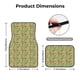 thumbnail image 5 of Fotbe Taco Juego de 4 Tapetes para Auto con Estampado – Alfombrillas de Goma Reforzada, Diseño Antideslizante, Protección para Todo el Año – Vehículos, Autos, Camionetas y SUVs, 5 of 7