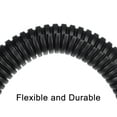 thumbnail image 4 of Uxcell 5 M 5.2 x 7.2 mm PP Split Corrugated Conduit Tube for Garden,Office Black, 4 of 5