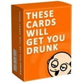thumbnail image 1 of Full English version of Excited & Exhausted Couple Drinking English Board Game Cards, 1 of 5