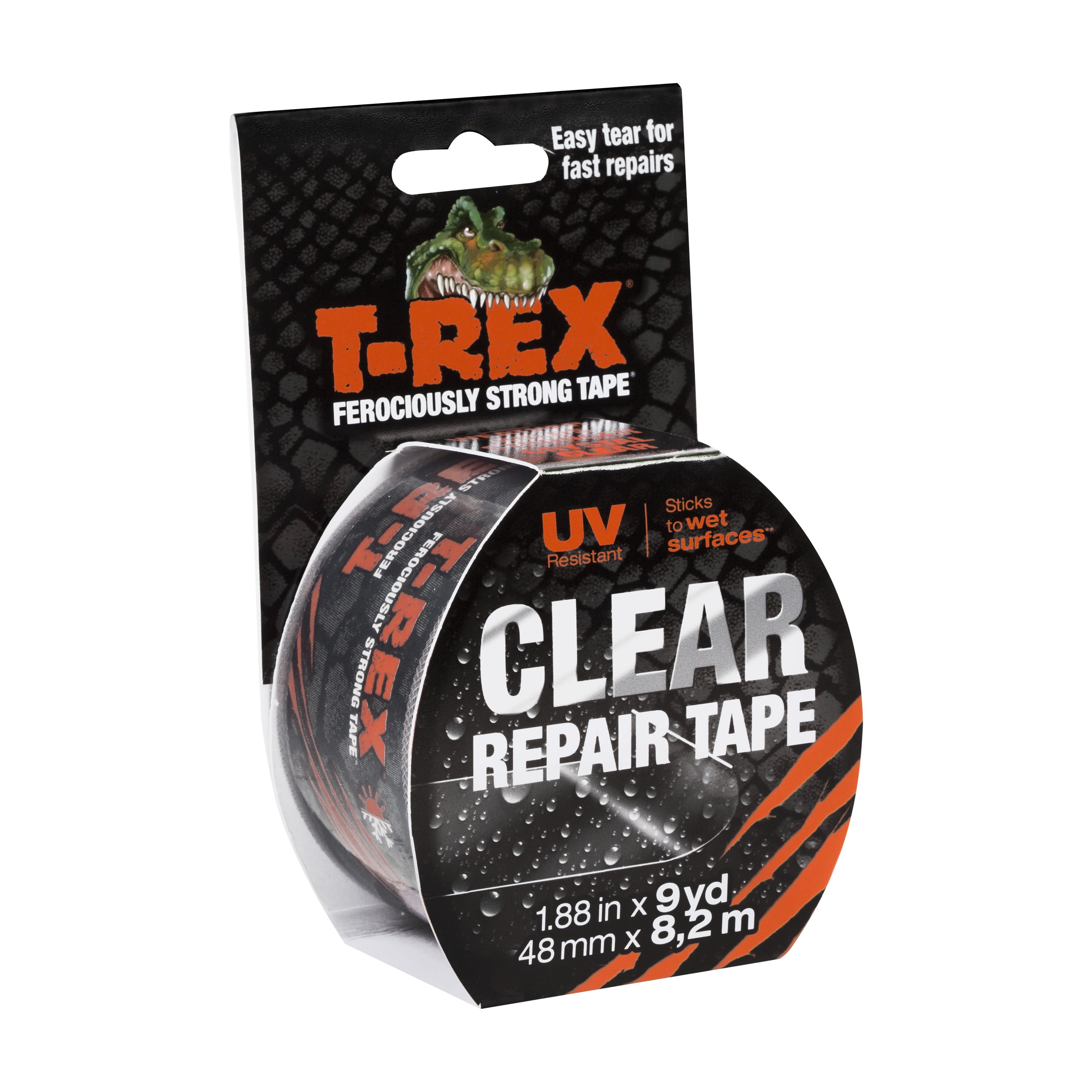 Gunmetal Gray Duct Tape T-Rex Ferociously Strong 1.88 in x 12 yd 