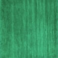 thumbnail image 1 of Ahgly Company Indoor Square Abstract Turquoise Blue Contemporary Area Rugs, 3' Square, 1 of 4