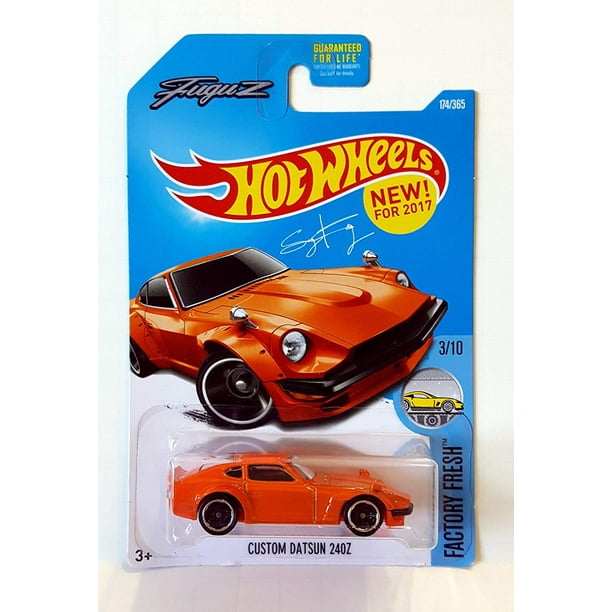 Hot Wheels 2017 Factory Fresh Custom Datsun 240Z 174/365, Orange - Walmart.com - Walmart.com