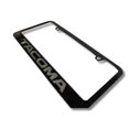 thumbnail image 2 of Toyota Tacoma Black Metal License Plate Frame, 2 of 2