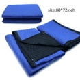 thumbnail image 3 of XHT MOTOR™ Polyester Moving Blankets, 72 x 80, Blue & Black, 12 Count, 3 of 5