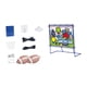 thumbnail image 1 of Juego de lanzamiento de fútbol, ​​juguetes deportivos con bolsa de almacenamiento con marco, juego de pelota de fútbol, ​​juegos de objetivo para Rugby, 1 of 9