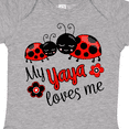 thumbnail image 4 of Inktastic My Yaya Loves Me with Cute Ladybugs Boys or Girls Baby Bodysuit, 4 of 5