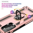 thumbnail image 5 of Decase for Samsung Galaxy A03S (US Version) Case, Military Grade Drop Protection Magnetic Ring Holder Kickstand Protective Heavy Duty Phone Case for Samsung Galaxy A03S, Rosegold, 5 of 8