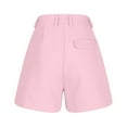 thumbnail image 4 of Ltctricy Women's Shorts Dressy Casual High Waisted Pleated Business Work Shorts 2025 Summer Trendy Shorts with Pockets, 4 of 5