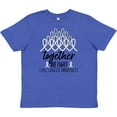 thumbnail image 3 of Inktastic Together, We Fight Lung Cancer Awareness Youth T-Shirt, 3 of 5