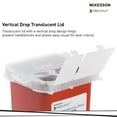 thumbnail image 3 of McKesson Prevent Sharps Container 0.25 gal. Vertical Entry Case of 80, 3 of 5