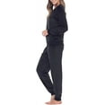 thumbnail image 3 of Honeydew Ladies' Fleece 2 PC Pajama Set Size: M, Color: Navy, 3 of 4