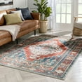 thumbnail image 6 of Well Woven Tulsa Ucon Southwestern Medallion Blue Red 7'10" x 9'10" Area Rug, 6 of 8