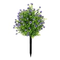 thumbnail image 2 of Arreglo floral artificial de camelia y plantas verdes: simulación primaveral realista para la decoración del hogar, centro de mesa floral artificial que no necesita riego para la sala de estar, la, 2 of 6