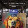 thumbnail image 3 of High Precision Body Weight Scale Smart Bathroom Scales with Large LCD Display(400lbs),Decorative for Bedroom-Golden Retriever With Tongue Out And Happy Expression, 3 of 4