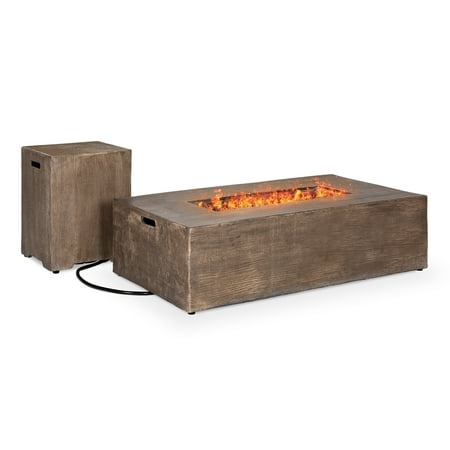 Best Choice Products 48x27in 50 000 Btu Patio Propane Fire Pit