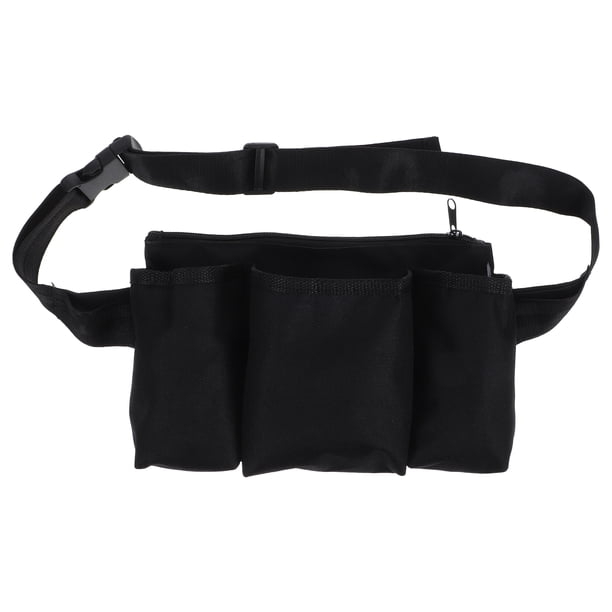 Riñonera de aceites esenciales para masajistas Bolsa de tela Oxford para botellas con cinturón Almacenamiento portátil y protector para aceites y lociones de masaje