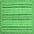thumbnail image 1 of Ahgly Company Indoor Square Southwestern Emerald Green Country Area Rugs, 6' Square, 1 of 4