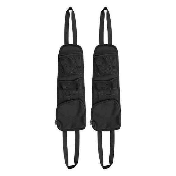 Deeceymbur 2PCS Car Seat Storage Hanging Bag, Multi-Pocket Seat Side Organizer, for Multifunctional Car Seat Side Storage Multicolor
