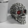 thumbnail image 5 of Qjidjing Halloween Skull Prop, Glowing Skull Ornament, Dress Up Accessory, Indoor Party, Themed Event, Holiday Scene Layout, 5 of 8