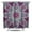 Paisley Fl, variant on Paisley Floral Mandala Bathroom Curtain, Artistic Spiritual Folk Style Design, 84x72 Inch Quick-Dry Polyester for Home & Hotel