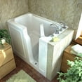 thumbnail image 2 of Meditub 2952Rs 52" Fiberglass Soaking Walk In Tub For Alcove Installations - Off White, 2 of 3