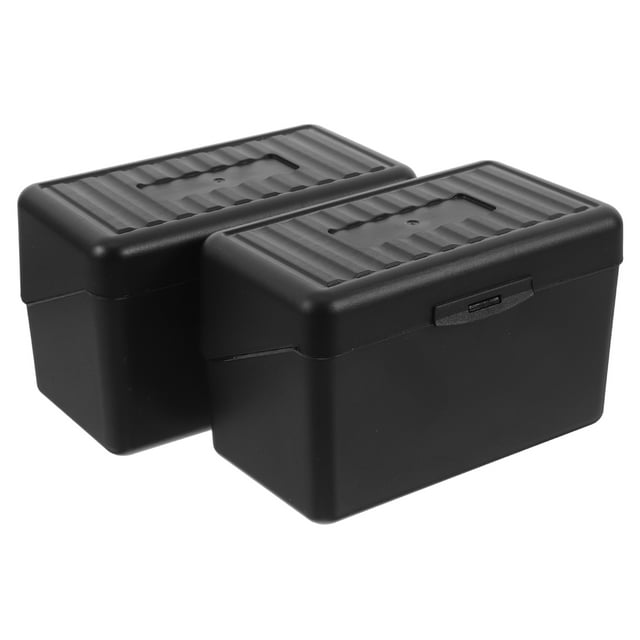 KAKOWELY notecard box 1 Set Plastic Index Card Box Organizer Case Flash Note Card Holder Index Card Container for Recipe Cards Note Cards and Flashcards5.71"X3.54"X3.15"
