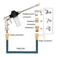 thumbnail image 4 of Garden Water Gun Sprinkler Hose Nozzle High Pressure Car Wash Metal Water Spray Guns Watering Irrigation Tools ,Effortless cleaning, 4 of 7