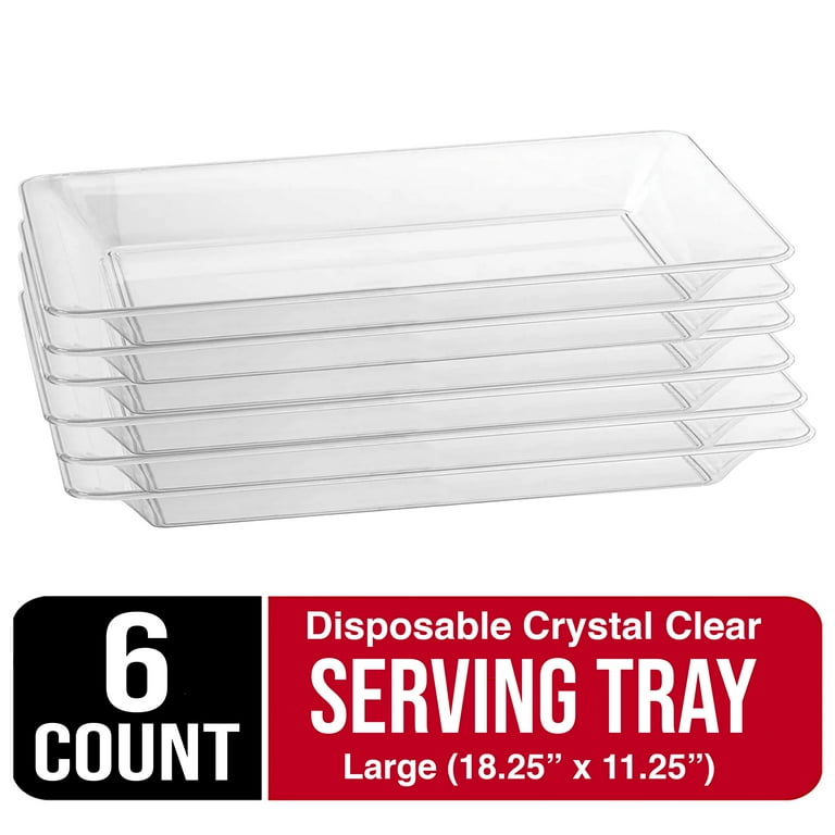 Large plastic serving 2024 platters