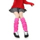 thumbnail image 5 of Sonducket Paquete de 2 calcetines hasta el muslo calentadores de piernas para diario fiesta de Halloween fucsia Type1 NO1, 5 of 6