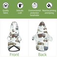thumbnail image 6 of Bingfone Tractor And Dumper Dog Clothes Hoodie, Pet Winter Coat,Puppy Sweatshirts For Small Dogs Boy Girl,Suitable For All Breeds-Small, 6 of 9