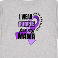 thumbnail image 4 of Inktastic I Wear Purple For My Mama Lupus Awareness Boys or Girls Long Sleeve Toddler T-Shirt, 4 of 5