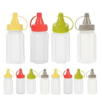 FESTFENDS 16Pcs Sauce Squeeze Bottles Reusable Leakproof Plastic Containers For Picnic 3.34X1.26X1.18in