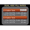thumbnail image 2 of Compresor de Aire Doble VIAIR 400C 12V 150 PSI Cromado Paquete de 2, 2 of 3