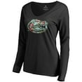 thumbnail image 2 of Women's Black Florida Gators Lovely Long Sleeve V-Neck T-Shirt, 2 of 3