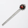 thumbnail image 5 of Coccinella septempunctata Silver Lace-Edged Bookmark: Reading Accessory for Book Lovers, 5 of 5