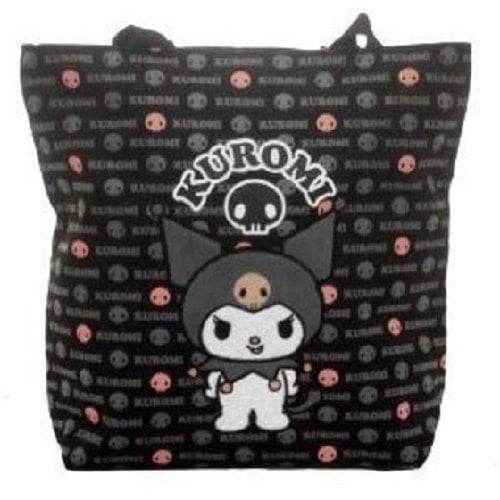 Kuromi Tote Bag Kuromi Black and Pink New Gifts Girls Hand Purse