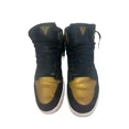 thumbnail image 2 of Ni - ke Ni - ke Air Jordan 1 Retro High Men's 12 Black/Gold Melo 2014 Shoes 332550-026, 2 of 5