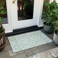 thumbnail image 6 of Addison Rugs Chantille Indoor/Outdoor Transitional Geometric Mint Washable Rectangle Rug, 1'8" x 2'6", 6 of 6