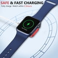 thumbnail image 3 of Base Carga Magnética Tipo C Con Cable para Apple Watch Ultra 49 Mm / 8 7 6 (con Cable Rojo), 3 of 9