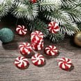 thumbnail image 3 of RCFINE 50pcs Christmas Candy Cane Decoration Christmas Tree Hanging Ornaments DIY Art Decoration for Holiday Decoration Party Favors (Pink White,2.5 cm), 3 of 6