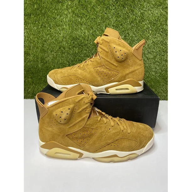 Ni - ke Air Jordan 6 Wheat Golden Harvest Retro Size 13 Mens Sneakers 2017 384664-705