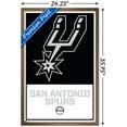 thumbnail image 3 of NBA San Antonio Spurs - Logo 21 Wall Poster, 22.375" x 34", Framed, 3 of 3