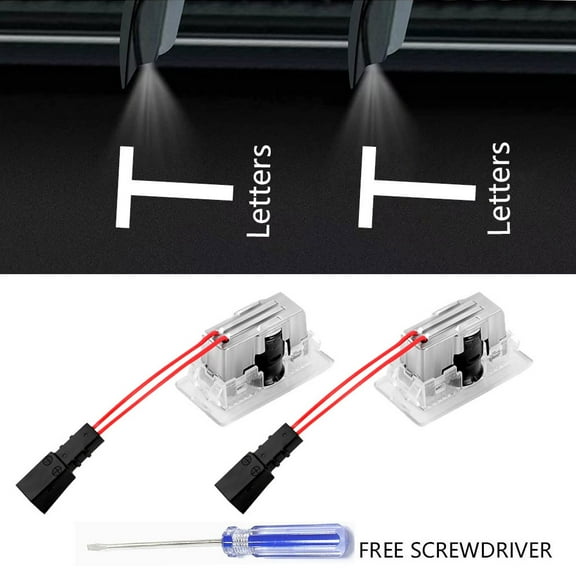For Tesla Model 3 highland Door Lights Logo Projector Puddle Lights Ultra-Bright Welcome Step Light Never Fade Model Y/3/S/X