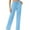 Sky Blue, variant on Wdfiry Clearance Straight Leg Sweatpants for Women Casual Elastic High Waisted Loose Jogger Sweat Pants Long Trousers for Women with Pockets