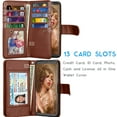 thumbnail image 3 of Samsung S8 Plus Case, Galaxy S8 Plus Wallet Case, Pu Leather Magnet Stand Wallet Credit Card Holder Flip Case Cover Built-in 9 Card Slots Case For Samsung Galaxy S8 Plus -Rose Gold, 3 of 7