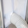 thumbnail image 2 of Poliéster de tela de sellado de ventana de bloqueo de aire de 3/4/5M con cremallera para aire acondicionado móvil Hugtrwg Para estrenar, 2 of 9