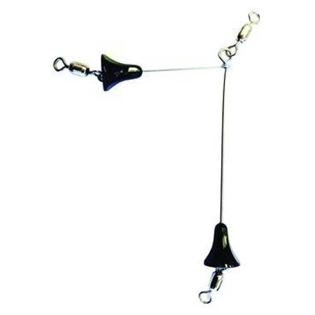 Oregon Tackle Salmon Spreader with Swivels Pack of 3, Orange